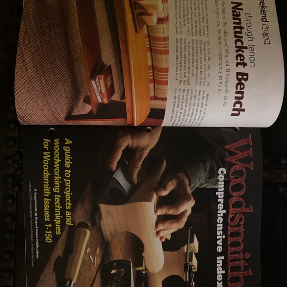 🎉5/$10🎉Woodsmith magazine vol 26 no 151 February / March 2004 oak tool cabinet - Picture 10 of 10